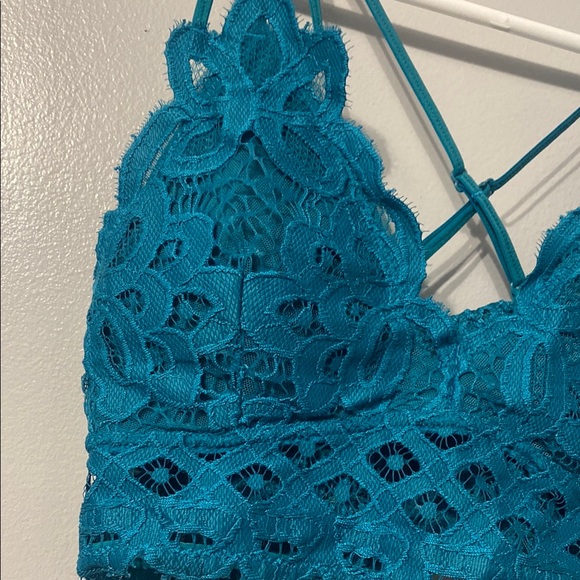 Teal Lace Bralette - Picture 5 of 5
